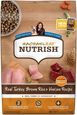 Rachael Ray Nutrish Dry Dog Food, Turkey, Brown Rice & Venison Recipe For Weight Management, 13 Pounds -Zoo Shop 51YHmHbvB L. AC