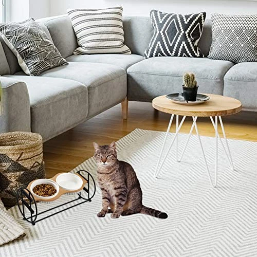 POPETPOP Black Utensil Holder Raised Cat Bowl Stand Iron Metal Cat Feeding Dish Holder Pet Food Bowl Rack For Cat Dog Neck Water Dispenser Stand Water Dispenser Stand Water Dispenser Stand 7 POPETPOP Black Utensil Holder Raised Cat Bowl Stand Iron Metal Cat Feeding Dish Holder Pet Food Bowl Rack For Cat Dog Neck Water Dispenser Stand Water Dispenser Stand Water Dispenser Stand - Image 5