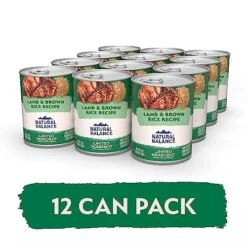 Natural Balance Limited Ingredient Adult Wet Canned Dog Food With Healthy Grains, Lamb & Brown Rice Recipe, 13 Ounce (Pack Of 12) 11 Natural Balance Limited Ingredient Adult Wet Canned Dog Food With Healthy Grains, Lamb & Brown Rice Recipe, 13 Ounce (Pack Of 12) -Zoo Shop 51YPQp5fZGL