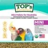 TOP's Parrot Food Mini Pellets Bird Food For Budgies, Cockatiels, Parrotlets, Lovebirds, Parakeets - Non-GMO, Peanut Soy & Corn Free, USDA Organic Certified - 4LBS -Zoo Shop 51YRcnH1QEL