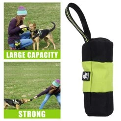 Mipcase 2pcs M Purse Outdoor Size With Bait Leash Dispenser Training Puppy Bags Treat Portable Poop Coin Food Walking Strap For Pet Wrist Holder Dogs Bag Hand Snack Luminescent