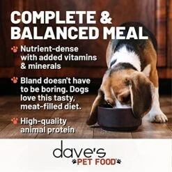 Dave's Pet Food Wet Dog Food (Liver & Beef), Made In USA Naturally Healthy Canned Dog Food, Added Vitamins & Minerals, Wheat & Gluten-Free, 13.2 Oz Cans (Case Of 12) -Zoo Shop 51YVMCubIpL