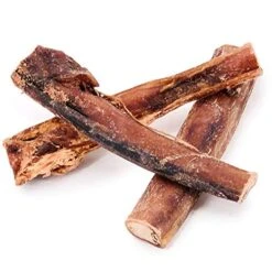 ValueBull Bully Sticks For Dogs, Jumbo 5-6 Inch, Varied Shapes, 25 Count - All Natural Dog Treats, 100% Beef Pizzles, Single Ingredient Rawhide Alternative -Zoo Shop 51YhdOM7wFL