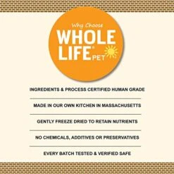Whole Life Pet Just One Chicken Dog And Cat Value Packs - Human Grade, Freeze Dried, One Ingredient - Protein Rich, Grain Free, Made In The USA -Zoo Shop 51YzNrb1HFL