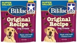 Bil-Jac Dog Treats - Original Recipe Chicken Liver Soft Puppy Training Treat Rewards, 20oz Resealable Double Zipper Pouch (2-Pack) -Zoo Shop 51Yzsx8RqxL. AC