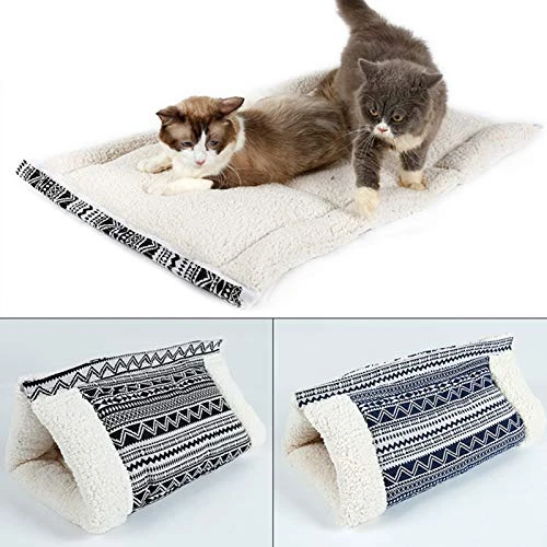 SONGBIRDTH Pet Bed,Winter Cat Kitten Kitty Bed Sofa Soft Thick Warm Sleeping Bag Pet Bedding House,Breathable Cotton Blend,Removable Easy To Clean Black 5 SONGBIRDTH Pet Bed,Winter Cat Kitten Kitty Bed Sofa Soft Thick Warm Sleeping Bag Pet Bedding House,Breathable Cotton Blend,Removable Easy To Clean Black - Image 3
