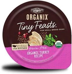 Castor & Pollux Organix Tiny Feasts Grain Free Wet Dog Food (12) 3.5 Oz Tubs -Zoo Shop 51Z2WvEMPzL. AC