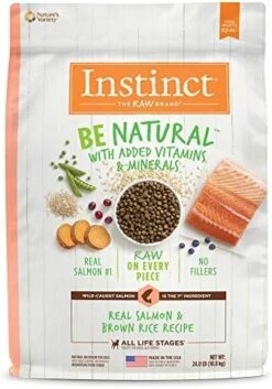 Instinct Be Natural Real Lamb & Oatmeal Recipe Natural Dry Dog Food, 24 Lb. Bag 24 Instinct Be Natural Real Lamb & Oatmeal Recipe Natural Dry Dog Food, 24 Lb. Bag -Zoo Shop 51ZCj3TGqhL. AC