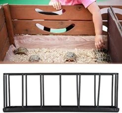 Tortoise Feeder, No Peculiar Smell Separated Hygienic Safe Reptile Feeding Tray For Feeding Animal For Most People(Silver) -Zoo Shop 51ZIr1HnFBS. AC