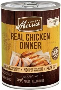 Merrick Grain Free Wet Dog Food Real Duck Dinner, Canned Dog Food - (12) 12.7 Oz. Cans -Zoo Shop 51ZRnpfOocL. AC