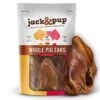 Jack&Pup Whole Pig Ears For Dogs - Extra Thick Large Pigs Ears - Premium Dog Pig Ear Treats - Natural Dog Pork Chews; Excellent Rawhide Alternative (10 Pack) -Zoo Shop 51ZVF84v8pL