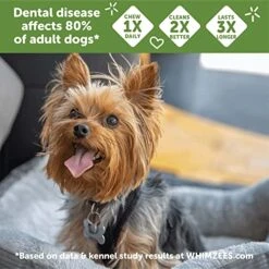 WHIMZEES By Wellness Brushing Dental Chews For Dogs, Grain-Free, Long Lasting Treats, Freshens Breath Extra Small Breed, 48 Count -Zoo Shop 51ZpyRZze7L