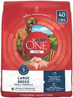 Purina ONE Plus Large Breed Adult Dog Food Dry Formula - 40 Lb. Bag 20 Purina ONE Plus Large Breed Adult Dog Food Dry Formula - 40 Lb. Bag -Zoo Shop 51Zr0r6B0JL. AC 1
