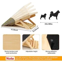 GEmeci Dog Scratch Pad For Nails,Nail File Scratch Board For Dogs Paw,Adjustable Scratch Square Paw Nail Scratch Pad For Dogs Nail File Board -Zoo Shop 51a5ba5Q7CL