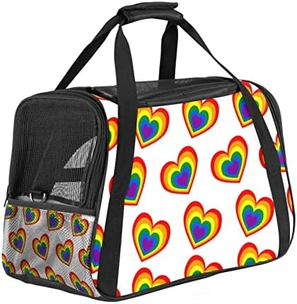 Pet Carrier Fast Food French Fries Potato Chips Soft-Sided Pet Travel Carriers For Cats,Dogs Puppy Comfort Portable Foldable Pet Bag Airline Approved 10 Pet Carrier Fast Food French Fries Potato Chips Soft-Sided Pet Travel Carriers For Cats,Dogs Puppy Comfort Portable Foldable Pet Bag Airline Approved - Image 8