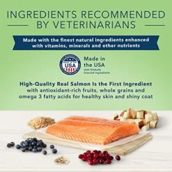 Blue Buffalo True Solutions Perfect Skin & Coat Natural Adult Dry Dog Food, Salmon 4-lb -Zoo Shop 51aTeZ6UPBL 1