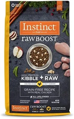 Instinct Raw Boost Grain Free Recipe With Real Beef Natural Dry Dog Food, 4 Lb. Bag -Zoo Shop 51afLBsNM9L. AC 1