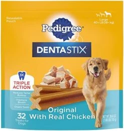 PEDIGREE DENTASTIX Large Dog Dental Care Treats Original, Beef & Fresh Variety Pack, 2.73 Lb.Pack (51 Treats) -Zoo Shop 51ahckQZ46L. AC