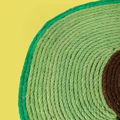Cat Scratch Pad Cat Scratchers Handmade Scratch Board With Hanging Rope Home Decor Cat Scratcher Mat Cute Food Shaped Cats Scratching Playing (Color : Pineapple) -Zoo Shop 51akaOm0QiL