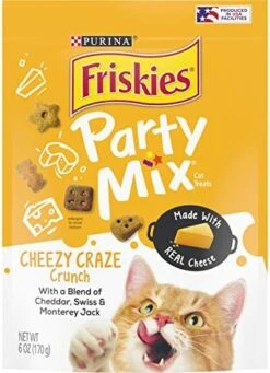 Purina Friskies Made In USA Facilities Cat Treats, Party Mix Original Crunch - 30 Oz. Pouch 22 Purina Friskies Made In USA Facilities Cat Treats, Party Mix Original Crunch - 30 Oz. Pouch -Zoo Shop 51b2FqMwG L. AC