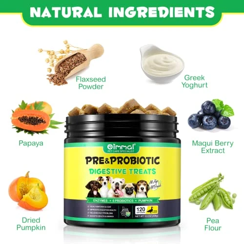 Probiotics For Dogs Digestive Health, Digestive Probiotic Soft Chews For Dogs, Dog Probiotics And Digestive Enzymes, 120 Dog Probiotics Chews Omega-3 & 6, Vitamin, Improve Digestion, Immunity 6 Probiotics For Dogs Digestive Health, Digestive Probiotic Soft Chews For Dogs, Dog Probiotics And Digestive Enzymes, 120 Dog Probiotics Chews Omega-3 & 6, Vitamin, Improve Digestion, Immunity - Image 4