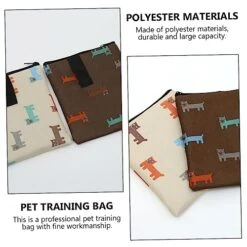 Mipcase Dog Treat Training Pouch 2pcs Dog Training Fanny Pack Dog Treat Training Pouch Fabric (Polyester) Pet Food Bag Outdoor Pet Training Treat Pouch Dog Food Dog Treat Bag Pet Snack Bag -Zoo Shop 51bDDv7JawL