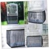Yardwe Bird Cage Bird Cages For Parrots Catcher Cover Bird Cage Mesh Skirt Birdcage Mesh Net Cover Gauze Black Birdcage Guard Birds Cage Supply Birdcage Food Catcher Mesh Parrot -Zoo Shop 51bSSyBU6gL