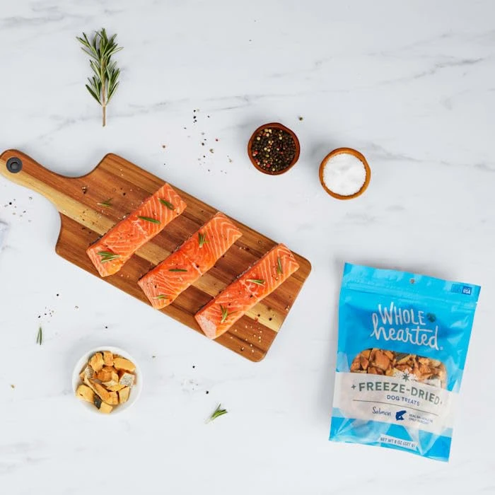WholeHearted Salmon Freeze-Dried Dog Treats, 8 Oz. 8 WholeHearted Salmon Freeze-Dried Dog Treats, 8 Oz. - Image 6
