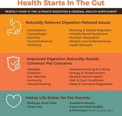 Perfect Poop Digestion & General Health Supplement For Dogs: Fiber, Prebiotics, Probiotics & Enzymes Relieve Digestive Conditions, Optimize Stool, And Improve Health (Cheddar Cheese, 12.8 Oz) 9 Perfect Poop Digestion & General Health Supplement For Dogs: Fiber, Prebiotics, Probiotics & Enzymes Relieve Digestive Conditions, Optimize Stool, And Improve Health (Cheddar Cheese, 12.8 Oz) -Zoo Shop 51bbZfrQWoL