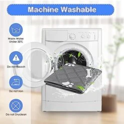 Yuehuam Washable Pee Pads For Dogs, 2 Pack Fast Drying Reusable Dog Training Pads, Super Absorbent Waterproof Whelping Training Mat For Puppy/Senior Dog Indoor, Outdoor And Car Travel -Zoo Shop 51bs9VygHdL