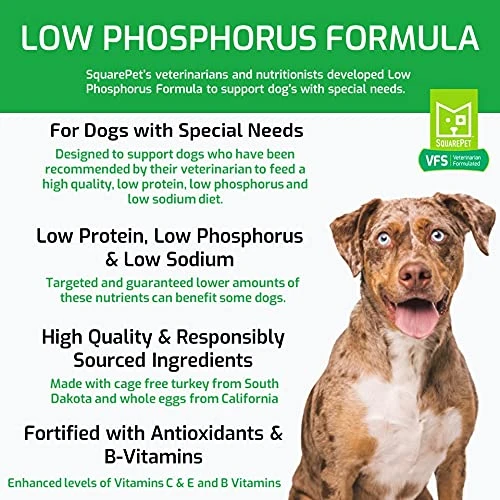 SquarePet VFS Low Phosphorus Formula Dry Dog Food 3 SquarePet VFS Low Phosphorus Formula Dry Dog Food