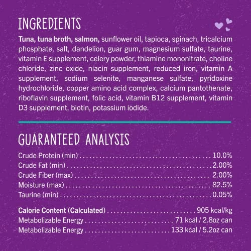 Stella & Chewy’s Carnivore Cravings Savory Shreds Cans – Grain Free, Protein Rich Wet Cat Food – Wild-Caught Tuna & Salmon Recipe – (5.2 Ounce Cans, Case Of 24) 7 Stella & Chewy’s Carnivore Cravings Savory Shreds Cans – Grain Free, Protein Rich Wet Cat Food – Wild-Caught Tuna & Salmon Recipe – (5.2 Ounce Cans, Case Of 24) - Image 5