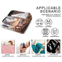 Personalized Dog Paws Blanket With Picture&Name For Pet Lover,Soft Fleece Flannel Blanket Pet Dog Lover Gift | Cat Lover Gift | Dog Mom |Cat Lady |Mother Gifts 60"x50" For Teens -Zoo Shop 51c8JnpxOgL