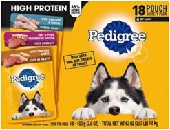 PEDIGREE CHOICE CUTS IN GRAVY Adult Canned Soft Wet Dog Food With Beef, 13.2 Oz. Cans (Pack Of 12) -Zoo Shop 51cCfhO EL. AC