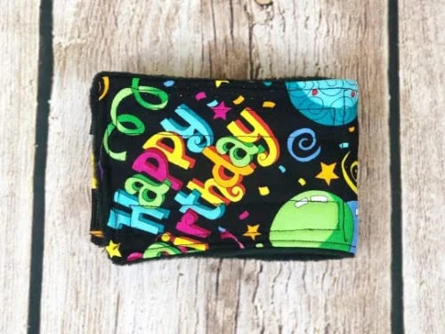 Washable Male Dog Diapers Male Dog Belly Wrap, Soft And Comfortable, Adjustable, Reusable Belly Bands Made In The USA (S, Happy Birthday) 5 Washable Male Dog Diapers Male Dog Belly Wrap, Soft And Comfortable, Adjustable, Reusable Belly Bands Made In The USA (S, Happy Birthday) - Image 3