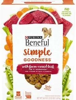 Purina Beneful Dry Dog Food, Simple Goodness With Farm Raised Chicken - 32 Ct. Box -Zoo Shop 51cbCzuw9cL. AC