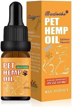 Tuna Flavor Hemp Oil For Cats -Hemp Oil For Dogs And Cats - Helps Pets With Anxiety, Pain, Digestion, Immunity, Hip And Joint Support, And Skin Health - Omega 3, 6, 9, Vitamin B C D -Zoo Shop 51cq 6lB NL. AC
