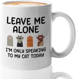 Flairy Land Cat Lady Coffee Mug 15oz Black - Passionate About Cats -Cat Paw Cat Parents Cat Mama Cat Lover Kitties Purr Feline Mom -Zoo Shop 51dCjvcGwvL. AC