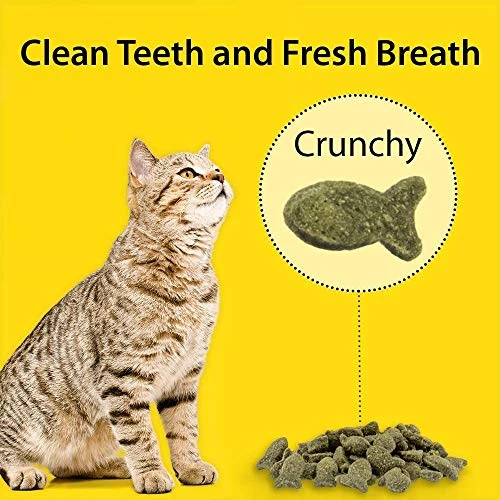 Emerald Pet 6 Pack Feline Dental Treats, 3 Ounces Each, Grain-Free Cat Treats Made In The USA (6 Pack Turducky) 6 Emerald Pet 6 Pack Feline Dental Treats, 3 Ounces Each, Grain-Free Cat Treats Made In The USA (6 Pack Turducky) - Image 4
