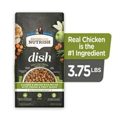 Rachael Ray Nutrish Dish Premium Natural Dry Dog Food, Chicken & Brown Rice Recipe With Veggies & Fruit, 3.75 Pounds -Zoo Shop 51dN5Su6VkL