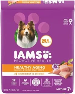IAMS Healthy Aging Adult Large Breed Dry Dog Food For Mature And Senior Dogs With Real Chicken, 15 Lb. Bag -Zoo Shop 51dPjd vu1L. AC 2