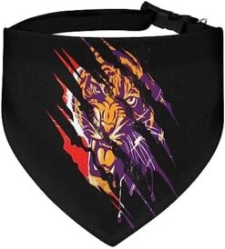 GENERIC Tiger Roaring Drawing Pet Bandana Collar - Scarf Collar - Art Dog Bandana Minimal Head Cicumference -Zoo Shop 51dRGH3iQhL. AC
