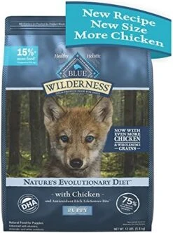 Blue Buffalo Wilderness High Protein Natural Puppy Dry Dog Food Plus Wholesome Grains, Chicken 13 Lb Bag 15 Blue Buffalo Wilderness High Protein Natural Puppy Dry Dog Food Plus Wholesome Grains, Chicken 13 Lb Bag -Zoo Shop 51dUHkyG6ML. AC 1