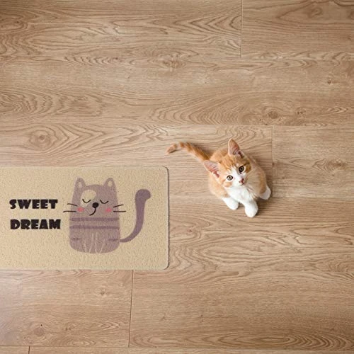 Cat Litter Catcher Rug Large Cat Litter Mat Large Cat Litter Mat Cat Litter Mat Soft PVC Rug Traps Litter From Box And Cats Scatter Control For Litter Box Beige Dog Food Bowl Mat 4 Cat Litter Catcher Rug Large Cat Litter Mat Large Cat Litter Mat Cat Litter Mat Soft PVC Rug Traps Litter From Box And Cats Scatter Control For Litter Box Beige Dog Food Bowl Mat - Image 2