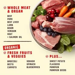 Stella & Chewy's Wild Red Dry Dog Food Raw Blend High Protein Grain & Legume Free Red Meat Recipe, 3.5 Lb. Bag 8 Stella & Chewy's Wild Red Dry Dog Food Raw Blend High Protein Grain & Legume Free Red Meat Recipe, 3.5 Lb. Bag -Zoo Shop 51dyBSYPnbL