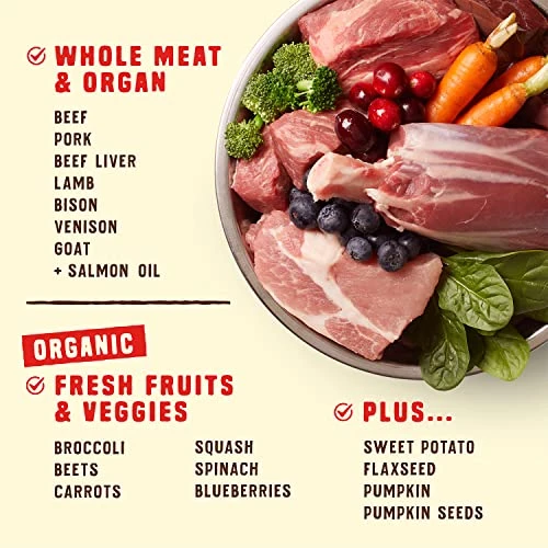 Stella & Chewy's Wild Red Dry Dog Food Raw Blend High Protein Grain & Legume Free Red Meat Recipe, 3.5 Lb. Bag 5 Stella & Chewy's Wild Red Dry Dog Food Raw Blend High Protein Grain & Legume Free Red Meat Recipe, 3.5 Lb. Bag - Image 3