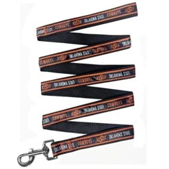 NCAA PET Leash Oklahoma State Cowboys Dog Leash, Large Collegiate Team Leash For Dogs & Cats. A Sporty, Shiny & Colorful Cat Leash & Dog Leash Licensed By The College