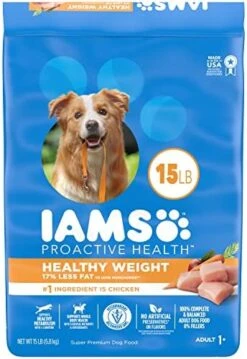 IAMS Adult Healthy Weight Control Dry Dog Food With Real Chicken, 15 Lb. Bag 15 IAMS Adult Healthy Weight Control Dry Dog Food With Real Chicken, 15 Lb. Bag -Zoo Shop 51eDgrfkbEL. AC 1