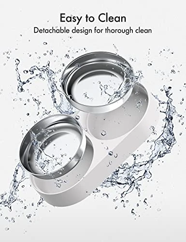 PETLIBRO Pet Food Splitter With Stainless Steel Bowls, Automatic Cat Feeder Bowls For Two Cats Or Dogs, Suitable For PETLIBRO Automatic Cat Feeder PLAF005, PLAF006, PLAF103, PLAF203, White 7 PETLIBRO Pet Food Splitter With Stainless Steel Bowls, Automatic Cat Feeder Bowls For Two Cats Or Dogs, Suitable For PETLIBRO Automatic Cat Feeder PLAF005, PLAF006, PLAF103, PLAF203, White - Image 5