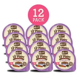 Merrick Lil' Plates Grain Free Small Dog Food, Itsy Bitsy Beef Stew Recipe, Wet Dog Food - (12) 3.5 Oz. Tubs